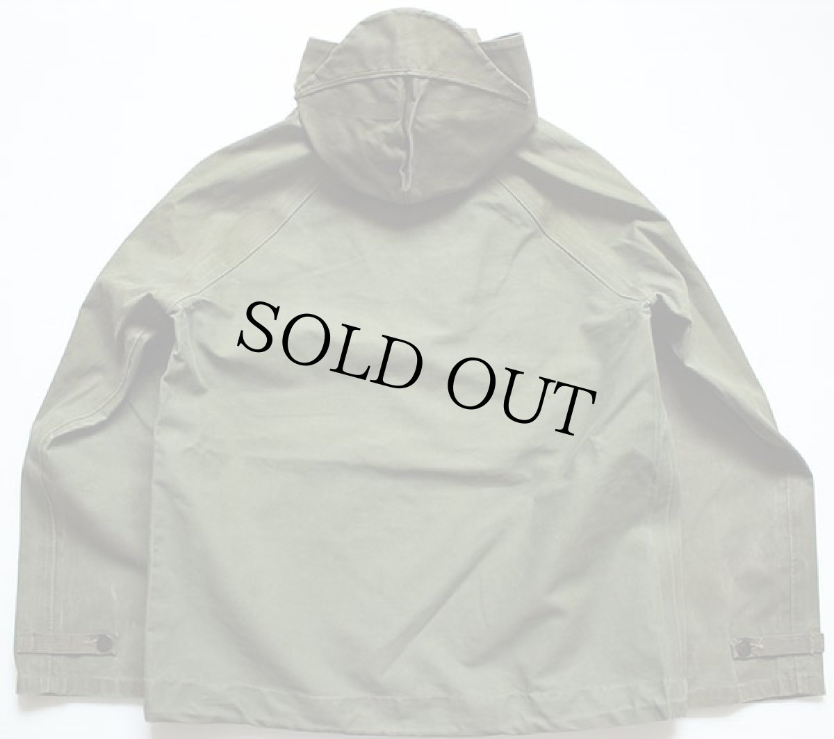 画像2: 40s 米軍 U.S.NAVY N-2 デッキ レインパーカー オリーブドラブ S (2)