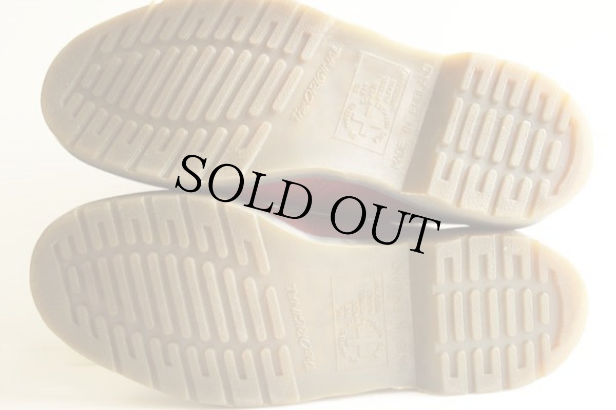 画像4: 英国製 DR.MARTENSドクターマーチン 3ホール レザーシューズ チェリー UK7 (4)