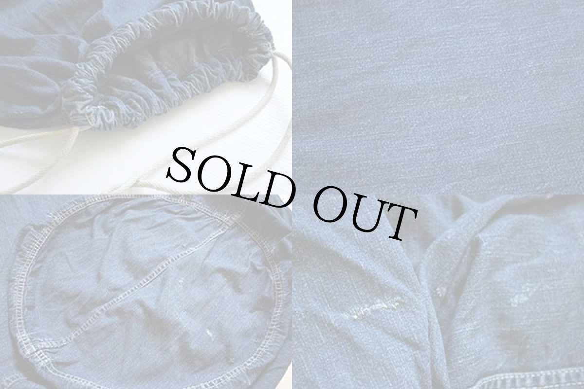 画像3: 40s 米軍 U.S.ARMY インディゴ デニム バラックバッグ★ランドリーバッグ (3)