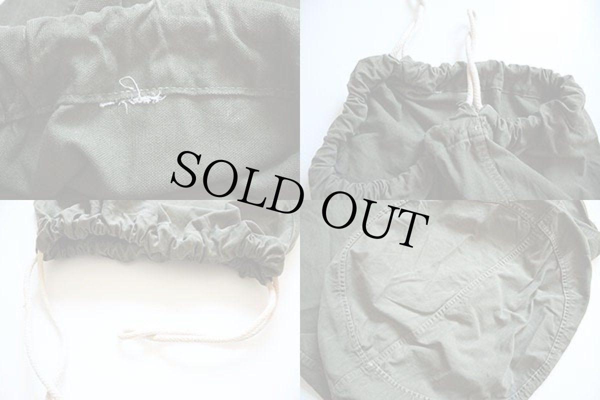 画像3: 50s 米軍 U.S.ARMY コットン バラックバッグ★ランドリーバッグ (3)