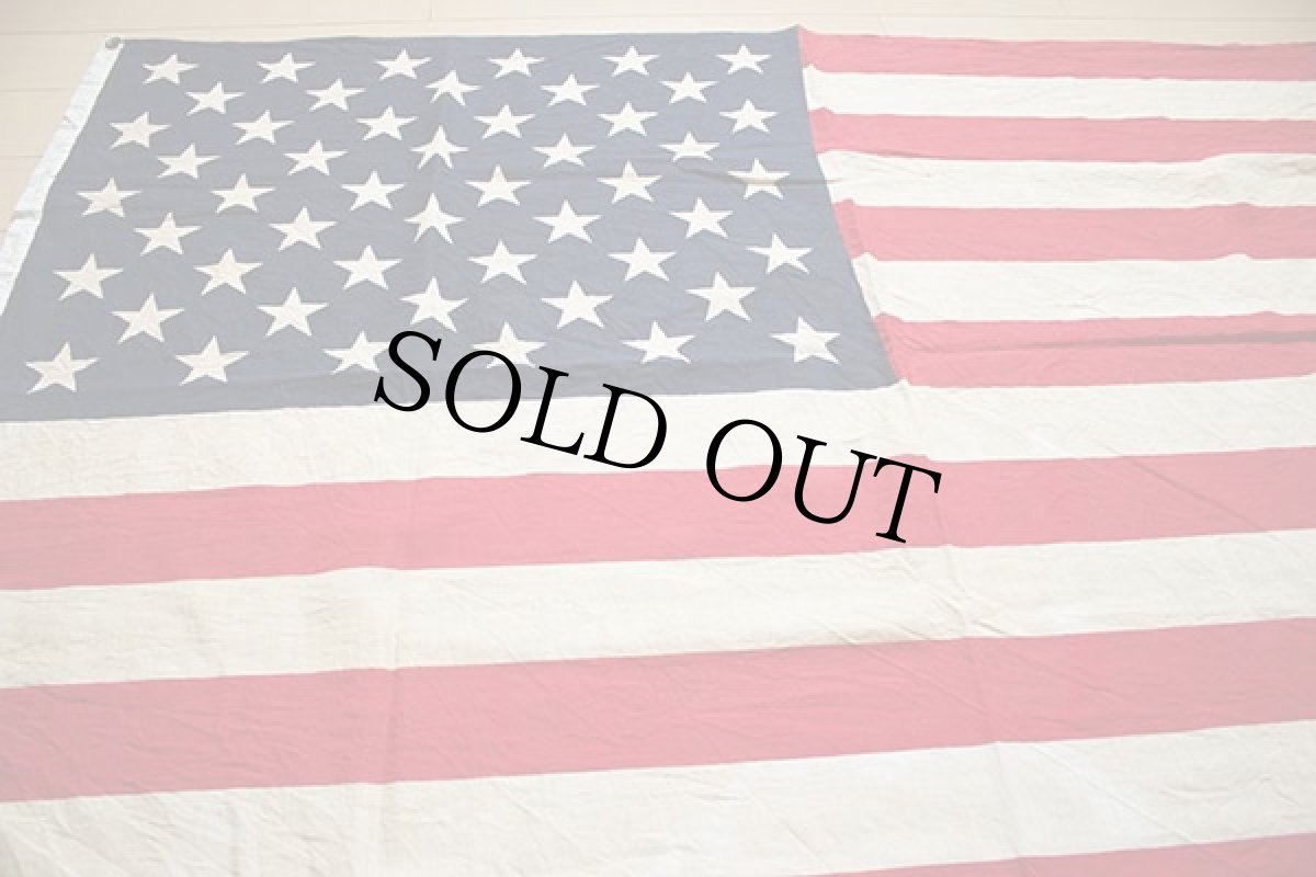 画像2: ビンテージ 50スター アメリカ国旗 星条旗 USA フラッグ (2)