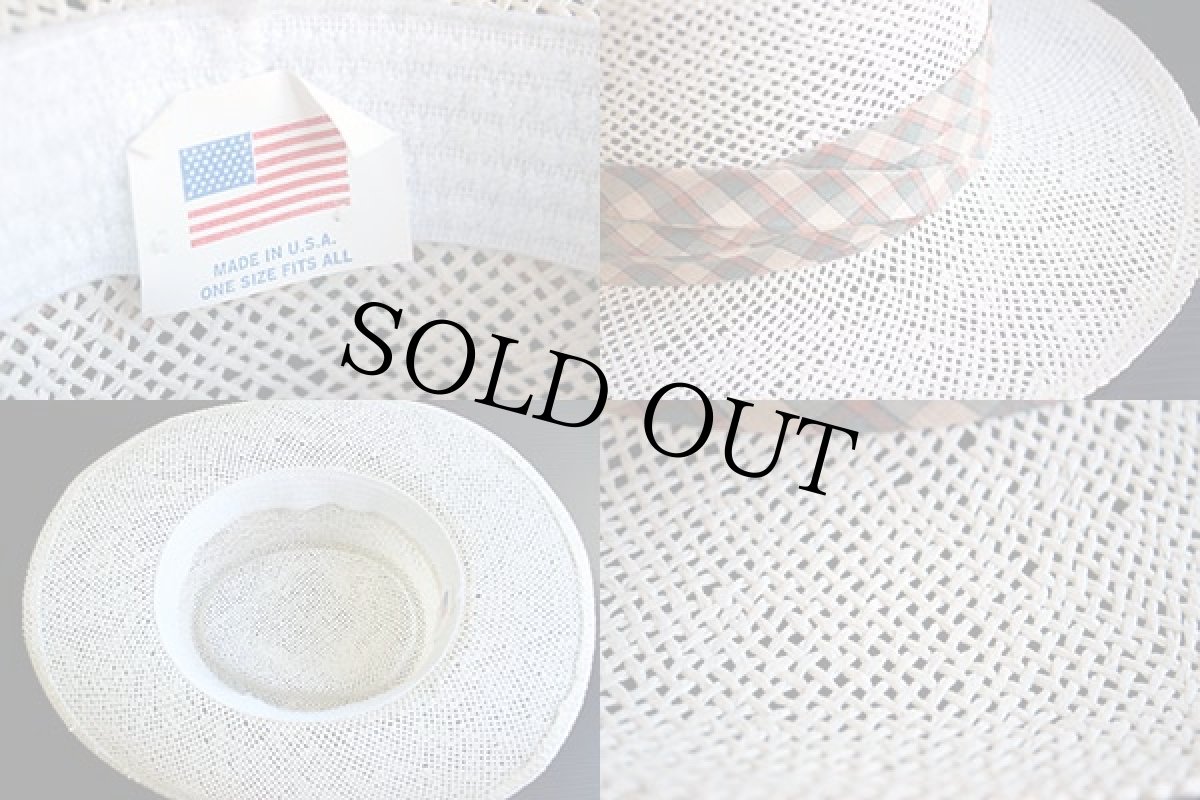 画像3: USA製 UNKNOWN リゾートハット 60cm★カンカン帽 (3)