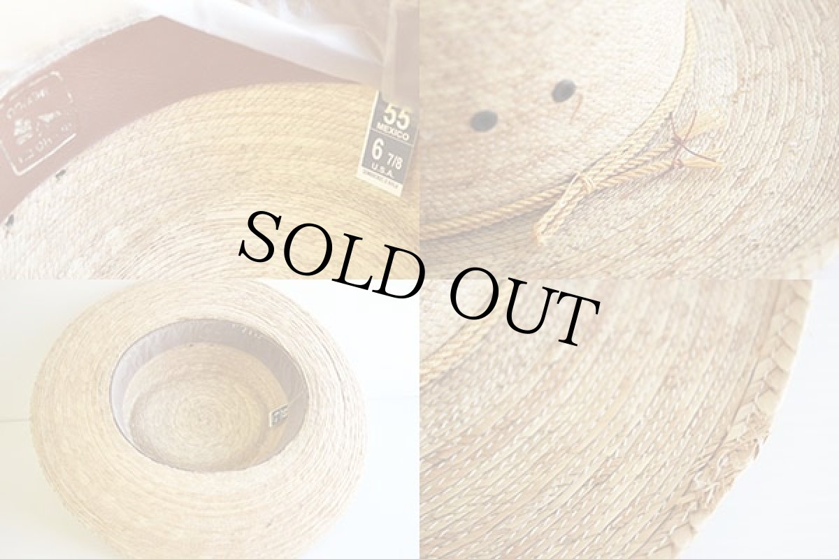 画像3: メキシコ製 D'AVILA HATS ストローハット 55cm (3)