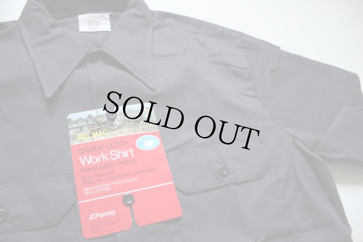 画像2: デッドストック★70s Penneys BIGMACビッグマック 半袖ワークシャツ M (2)
