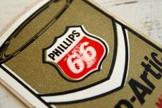 画像3: デッドストック★ビンテージ PHILLIPS 66 モーターオイル ステッカー (3)