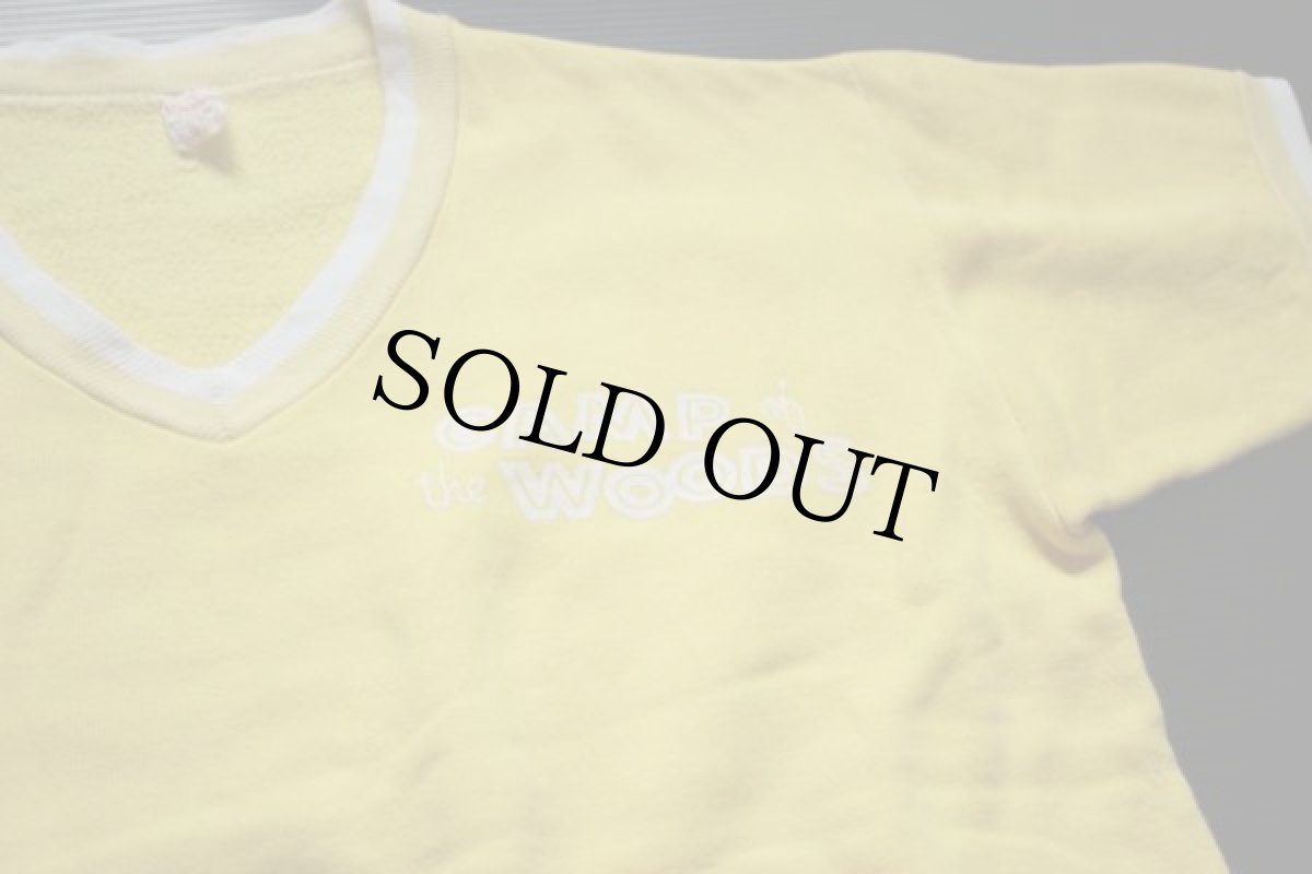 画像2: 60s CHAMPIONチャンピオン ランタグ 半袖スウェット 黄 M (2)