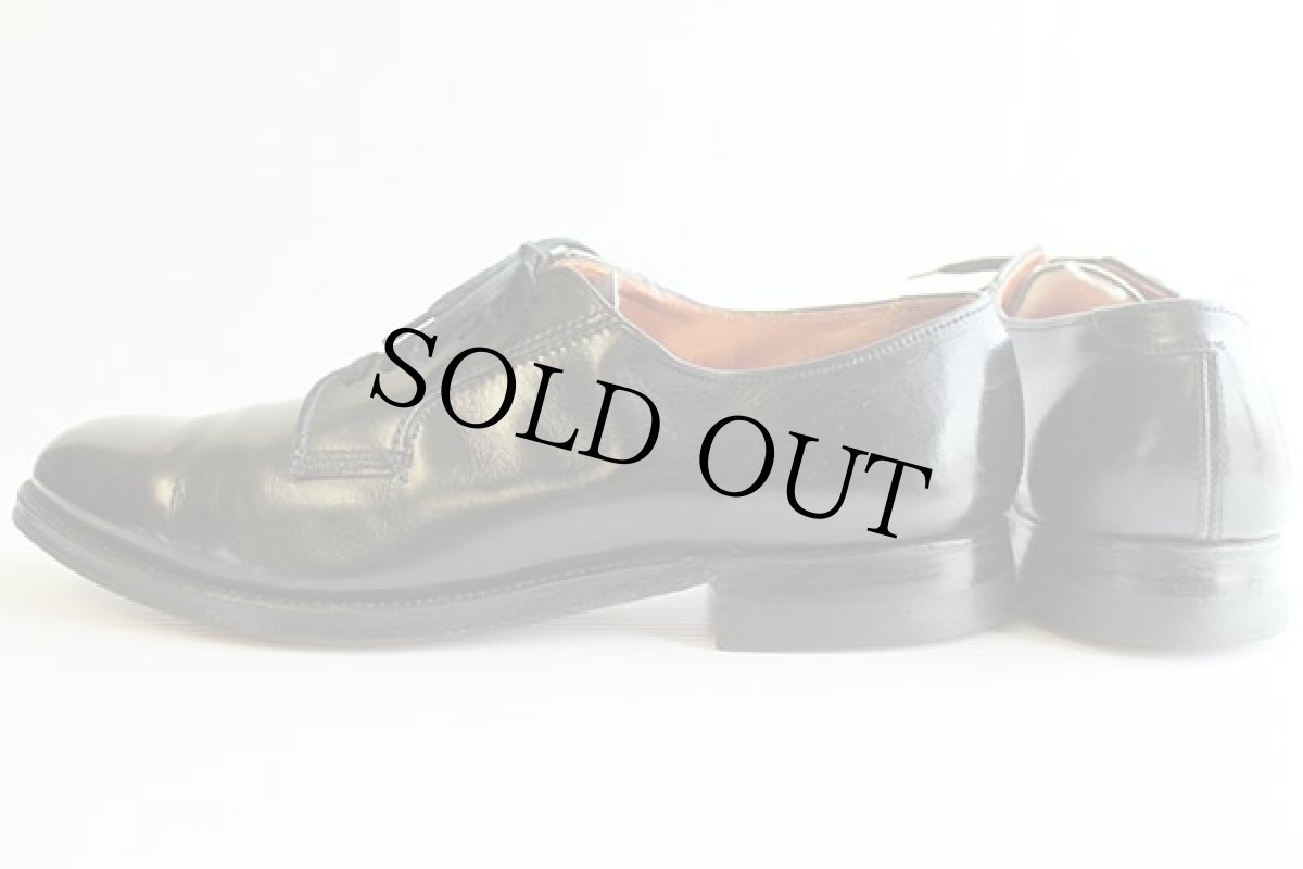 画像2: 60s Crosby Squareレザーシューズ 黒 8.5 C★革靴 (2)