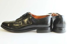 画像2: 60s Crosby Squareレザーシューズ 黒 8.5 C★革靴 (2)