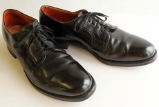 画像1: 60s Crosby Squareレザーシューズ 黒 8.5 C★革靴 (1)
