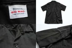 画像3: 50s PENNEY'S BIGMACビッグマック 半袖 コットン ワークシャツ 黒 (3)