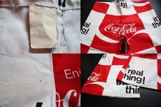 画像2: 70s Coca-Colaコカコーラ ロゴ 総柄 コットンパンツ (2)