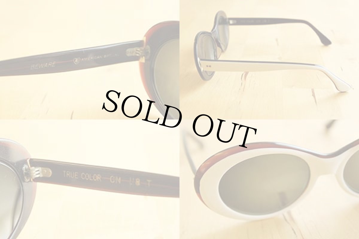 画像3: 60s AMERICAN-OPTICAL BEWARE CN118 サングラス (3)