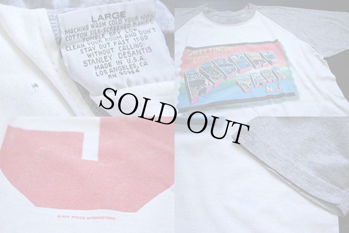 画像3: 90s USA製 Bruce Springsteenブルーススプリングスティーン 七分袖 ラグラン バンドTシャツ L (3)