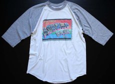 画像1: 90s USA製 Bruce Springsteenブルーススプリングスティーン ラグラン 七分袖Tシャツ L (1)