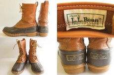 画像2: 80s USA製 L.L.Bean メインハンティング 8ホール ビーンブーツ 9M (2)