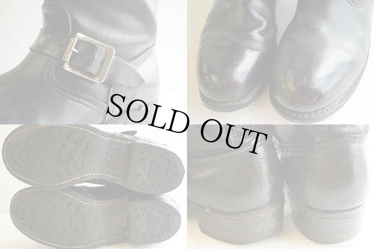 画像4: 70s USA製 UNKNOWN スチールトゥ エンジニアブーツ 7.5  (4)