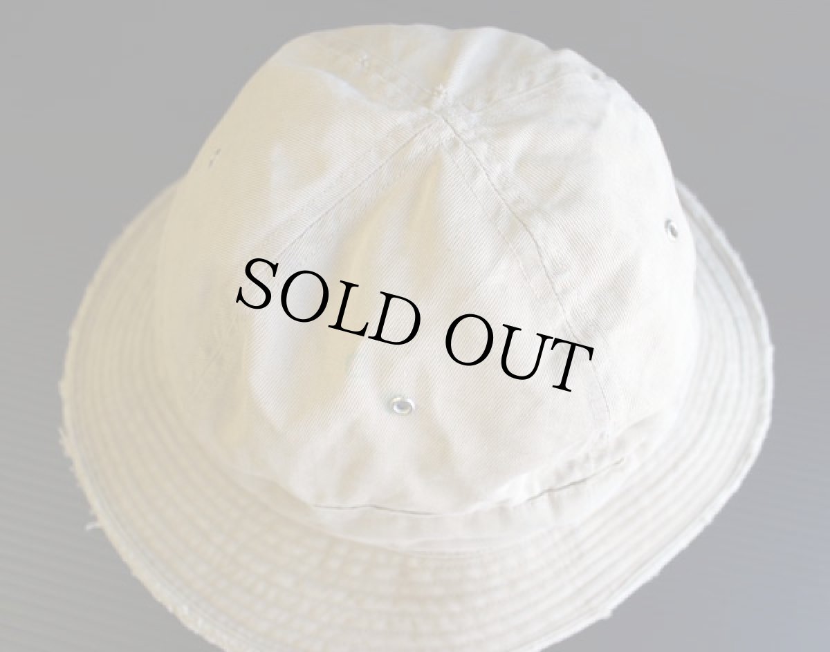 画像2: 40s 米軍 コットンツイル ハット 54cm (2)