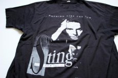 画像1: 80s USA製 Sting NOTHING LIKE THE SUN ツアー Tシャツ L (1)