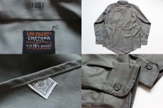 画像3: デッドストック★60s Leeリー CHETOPA TWILL ワークシャツ グレー 15.5 (3)
