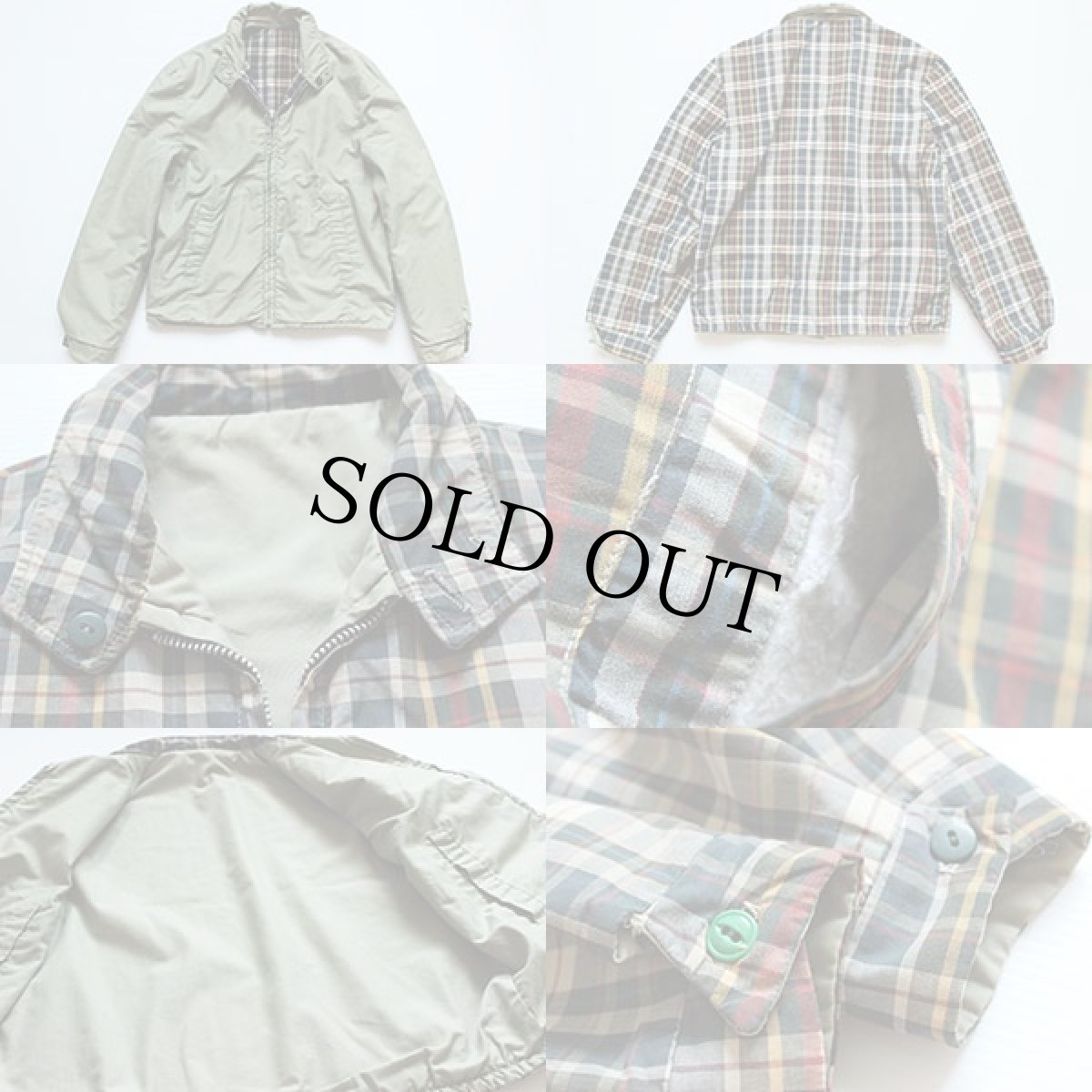 画像3: 60's UNKNOWNマドラスチェック コットンジャケット  (3)