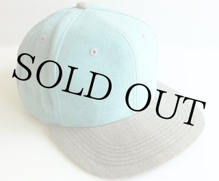 60s ウール ベースボール キャップ　デッド 60s WILBAC パッチ付き ウール ベースボールキャップ 緑 L