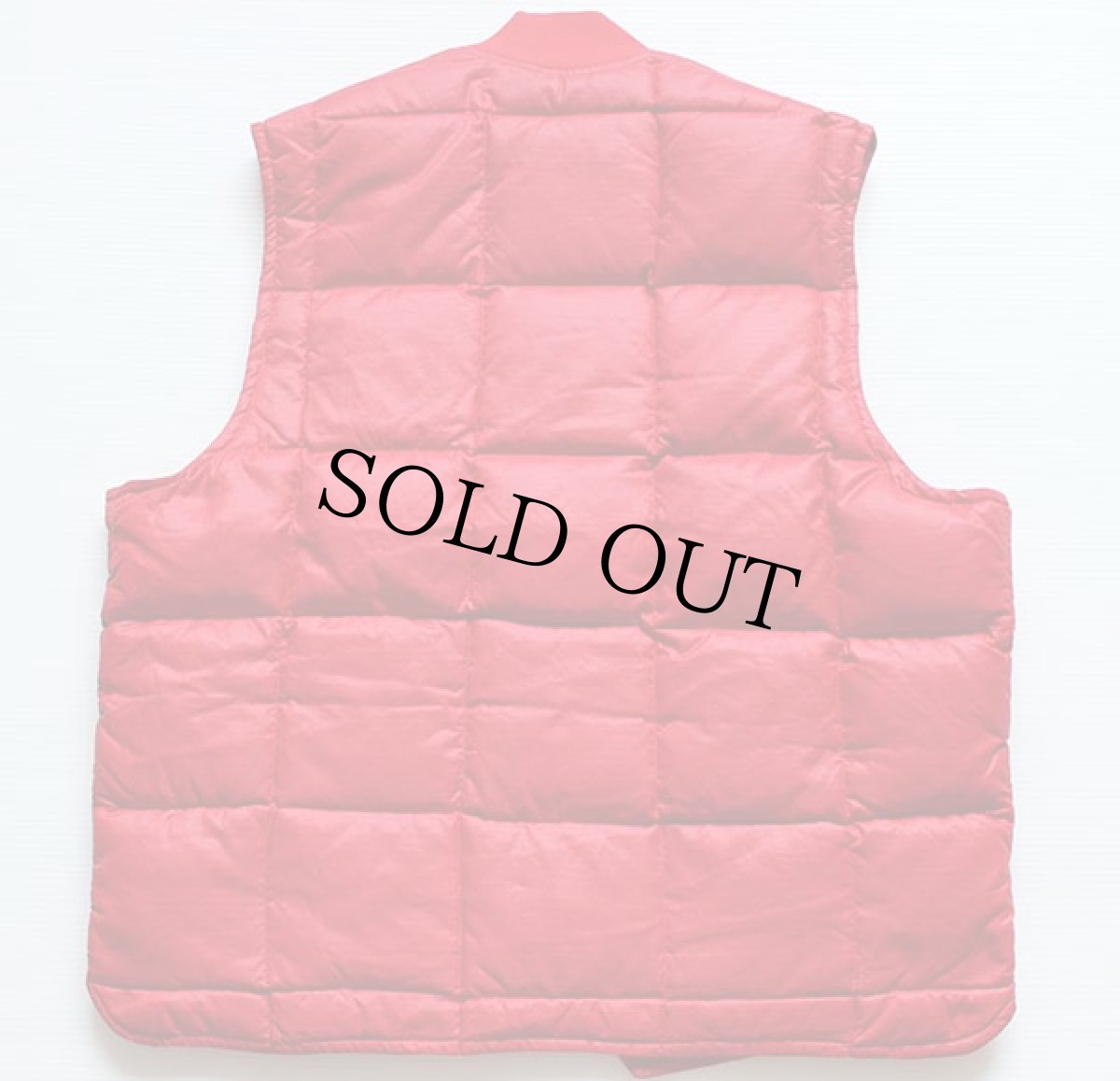 画像2: 70s EddieBauerエディーバウアー インナーダウンベスト 赤 (2)