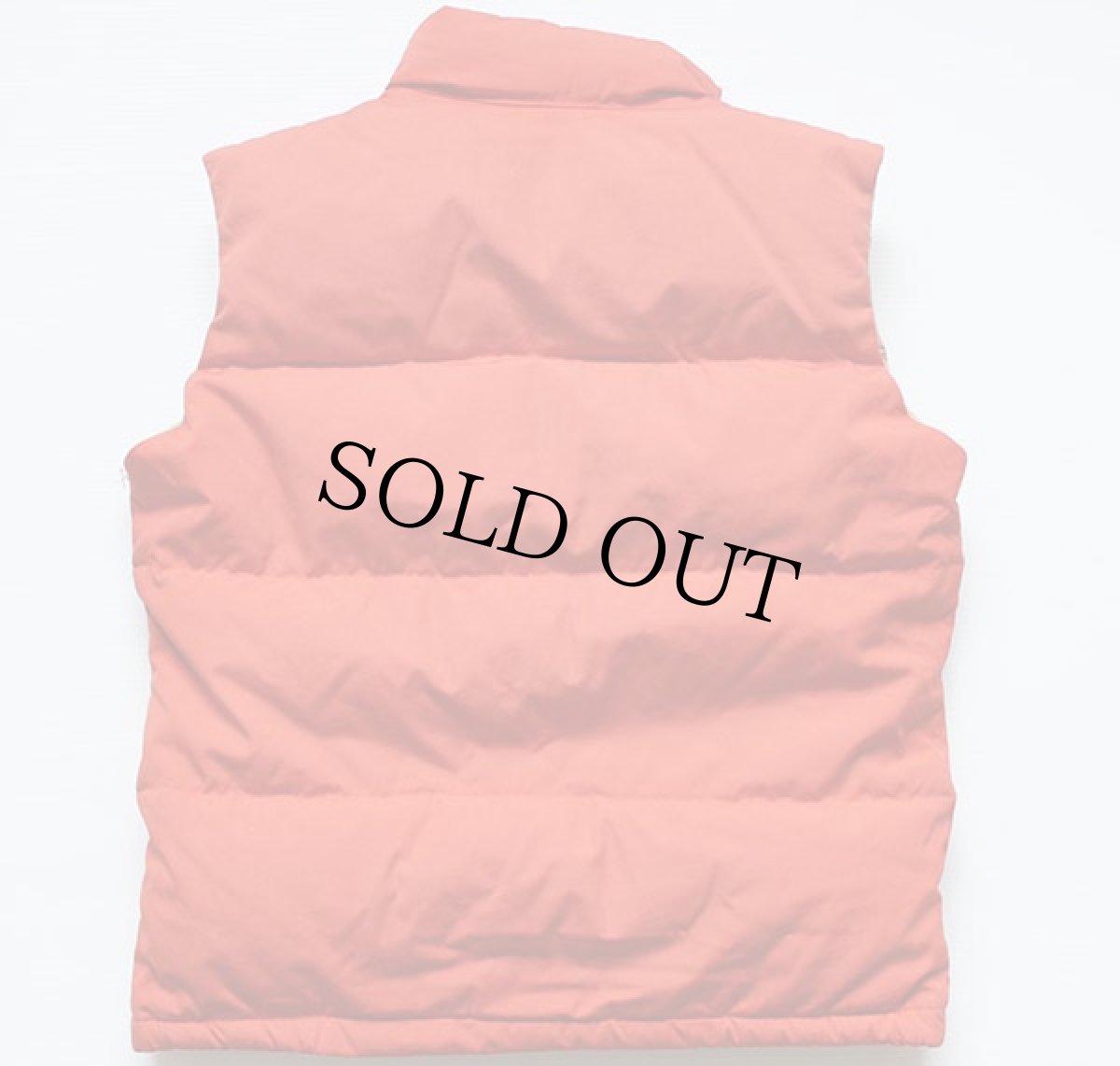 画像2: 70s THE NORTH FACEノースフェイス 茶タグ ダウンベスト オレンジ (2)