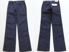 画像2: デッドストック★70s Levi'sリーバイス 519 コーデュロイパンツ 紺 w31 (2)