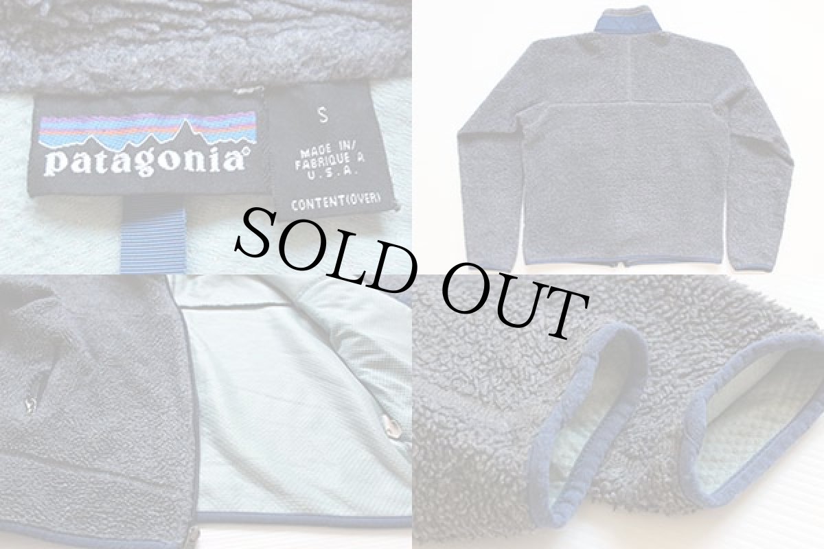 画像3: 00s USA製 patagoniaパタゴニア レトロX パイル フリースジャケット グレー S (3)