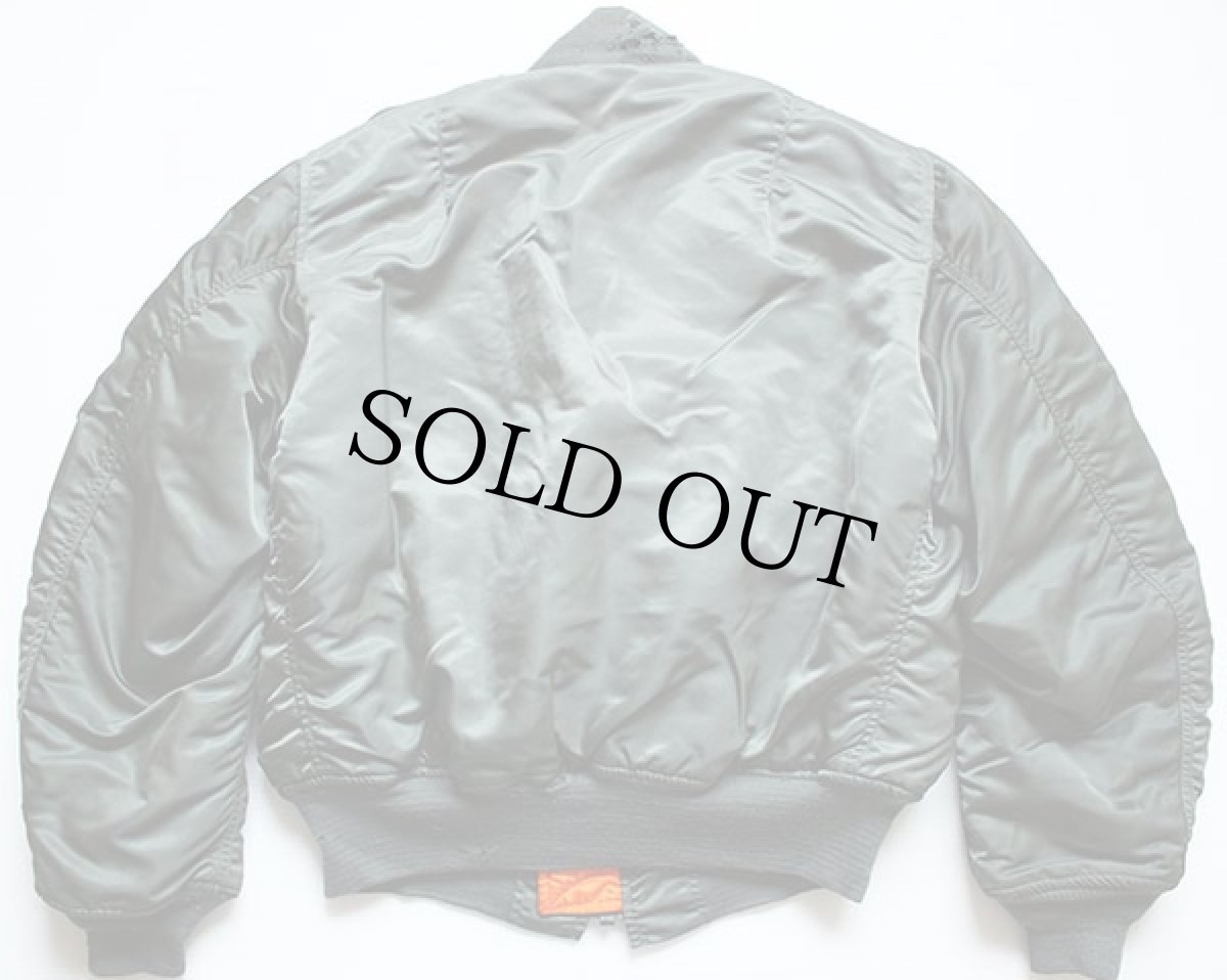 画像2: 80s 米軍 USAF MA-1 82790F フライトジャケット M (2)