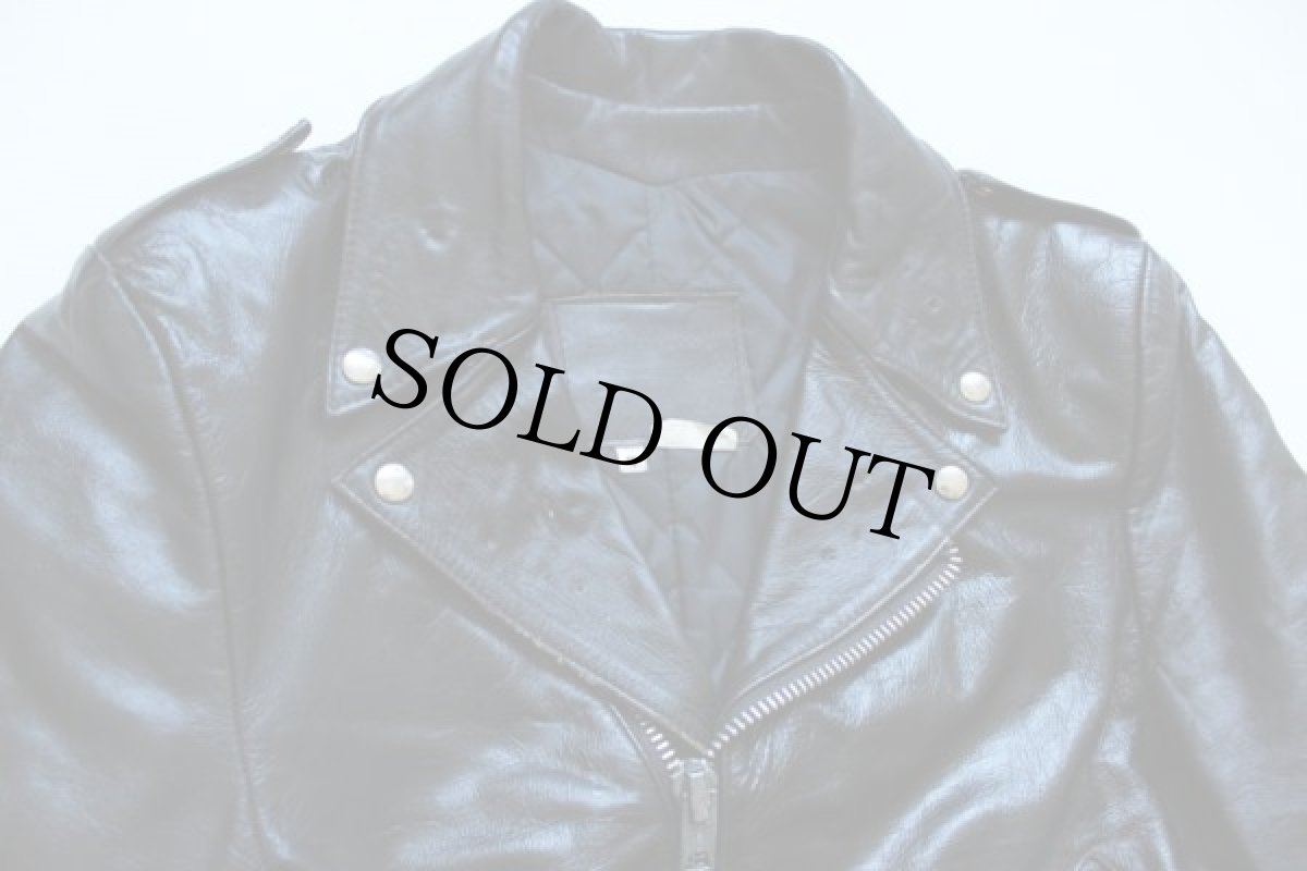 画像5: 70s ハーレーパッチ ダブルライダース レザージャケット 40 (5)