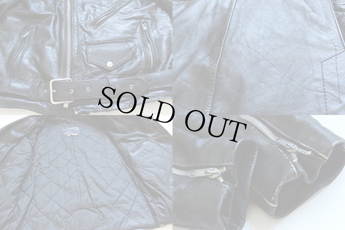 画像3: 70s ハーレーパッチ ダブルライダース レザージャケット 40 (3)