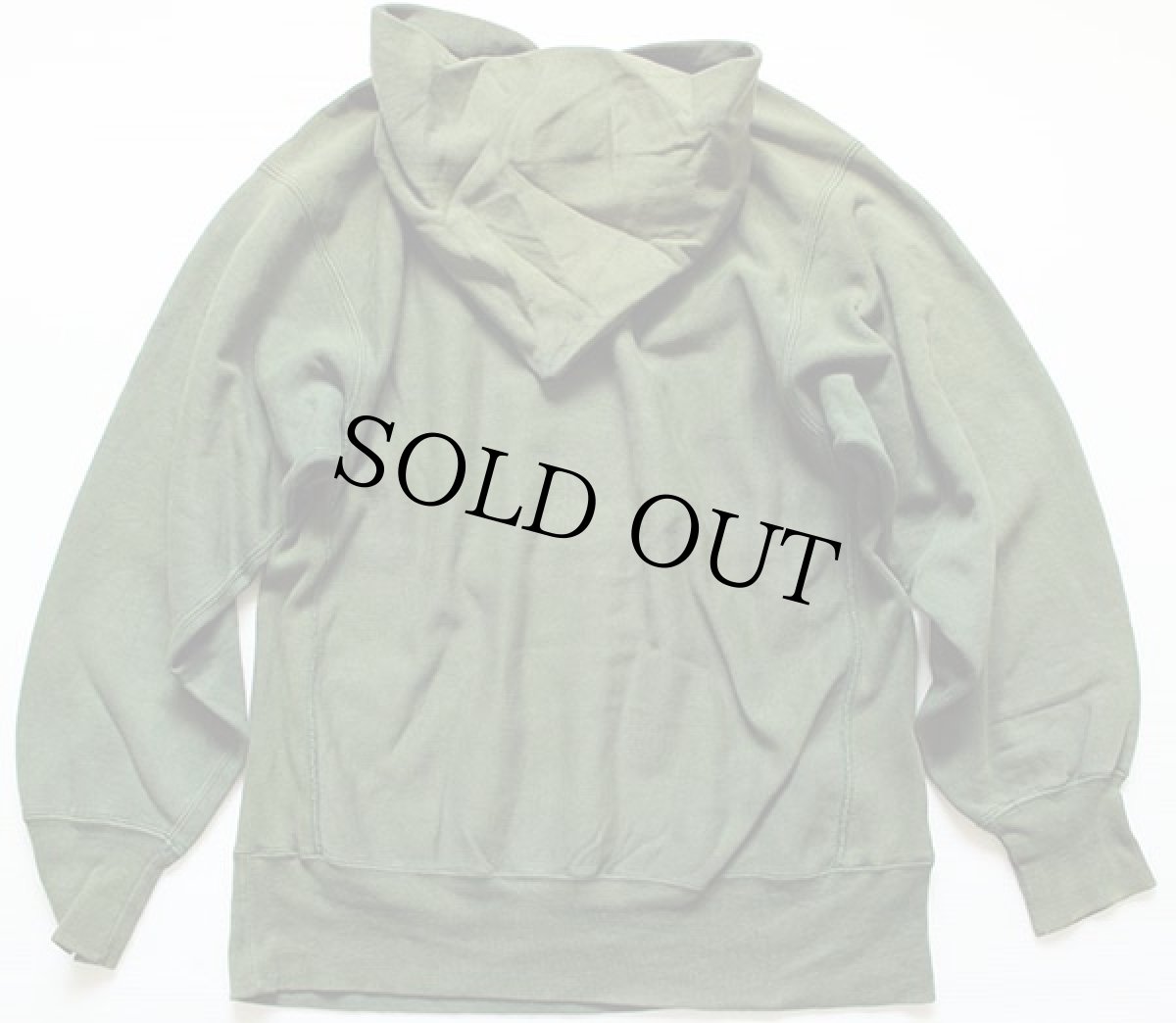 画像2: 90s USA製 Championチャンピオン 三段中抜き リバースウィーブ スウェットパーカー 緑 XL (2)