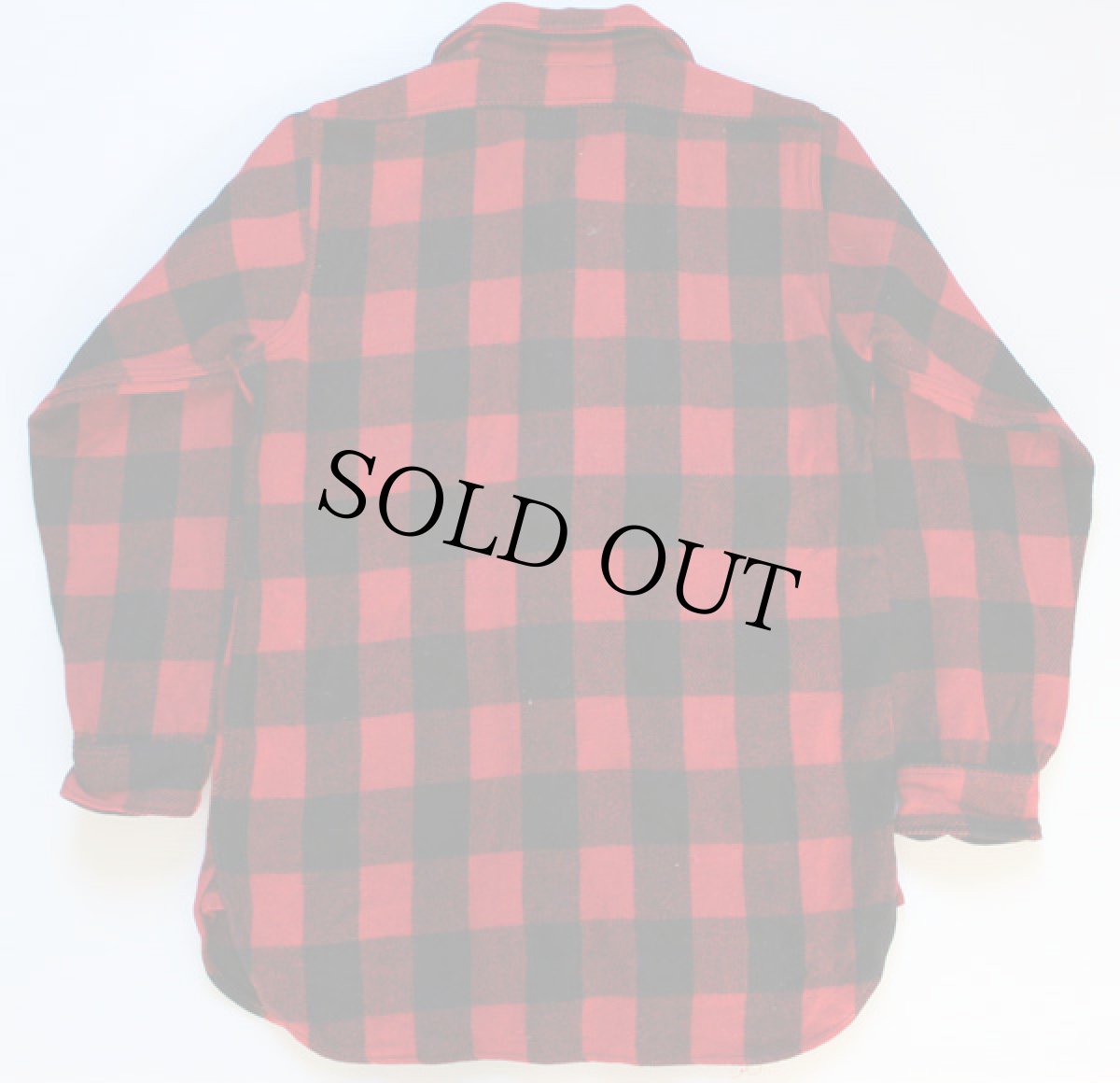 画像2: 40s MONTGOMERY WARD BRENT バッファローチェック ウールシャツ (2)