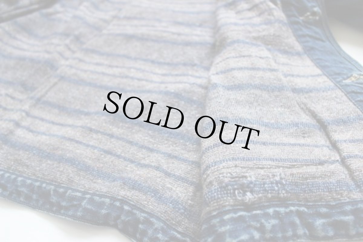 画像5: 50s UNKNOWN ブランケットライナー デニム カバーオール ボロ (5)