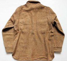 画像2: 70s Woolrichウールリッチ ウールシャツ L 薄茶 (2)