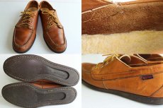 画像3: 80s USA製 SEBAGO CAMPSIDES セバゴ モカシン レザーシューズ (3)