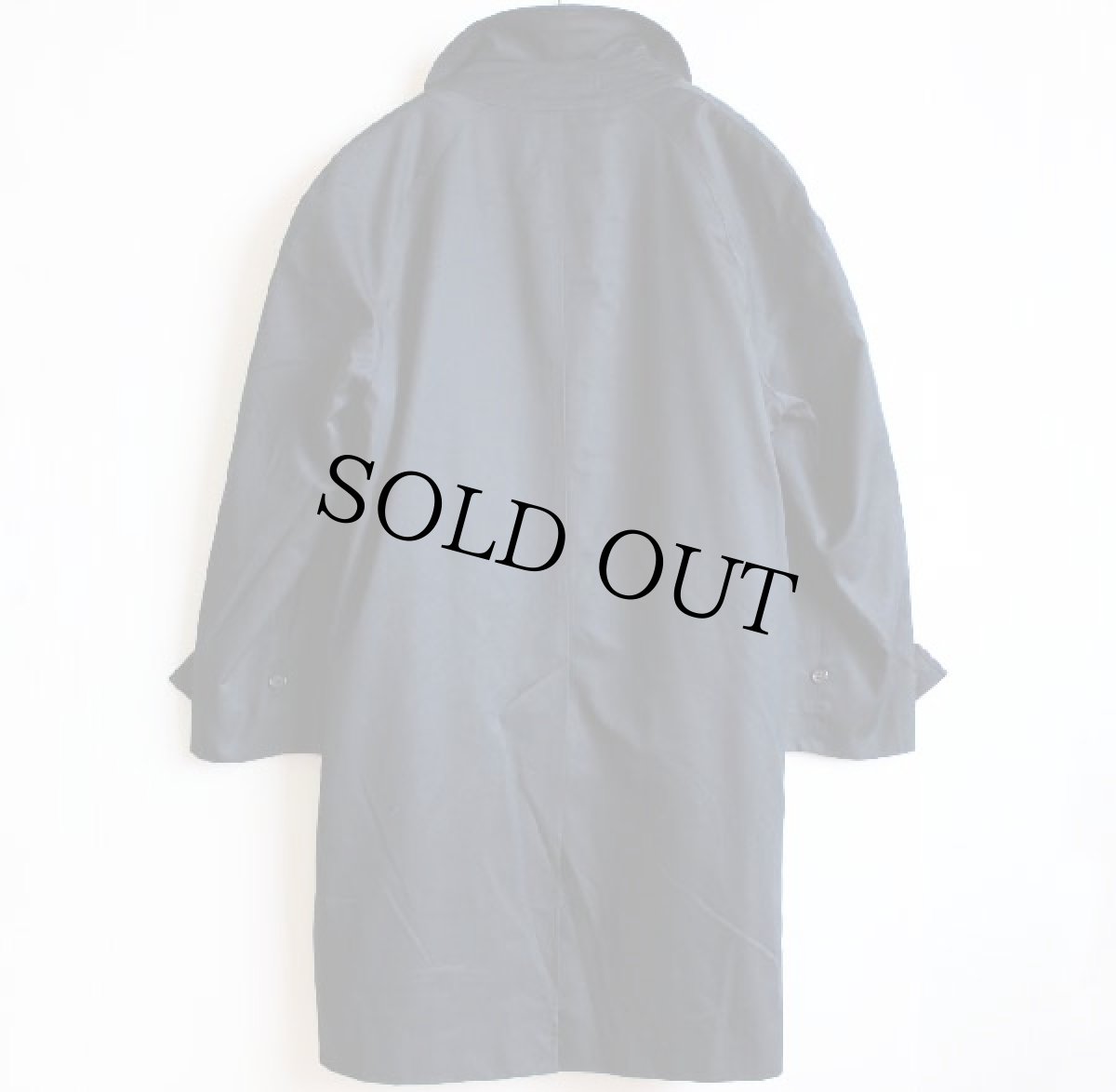 画像2: Burberrysバーバリー ウールライナー付き ステンカラーコート 紺 38S (2)