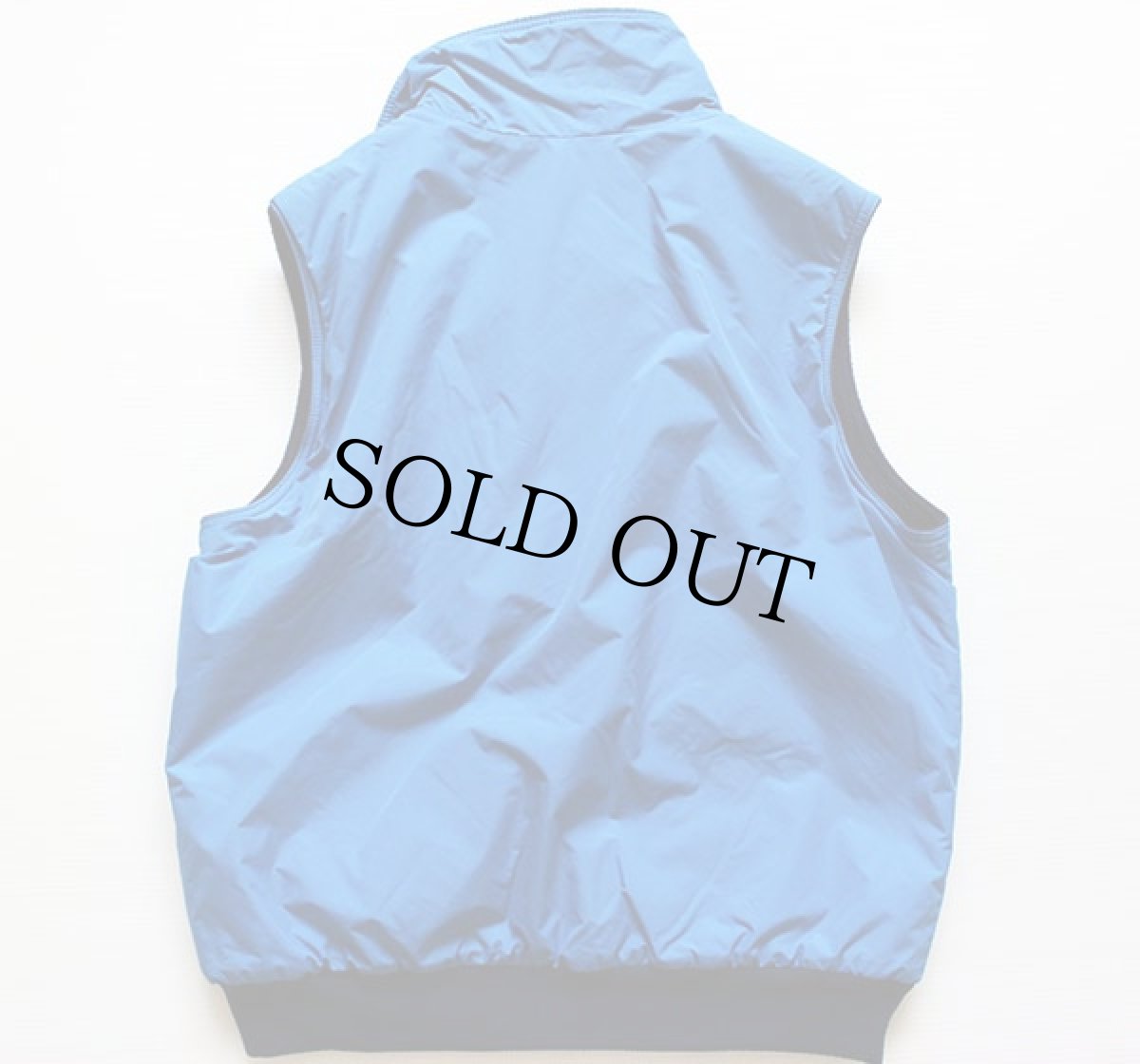 画像2: 80s patagoniaパタゴニア フリース ナイロンベスト 青 L★シェルドシンチラ (2)