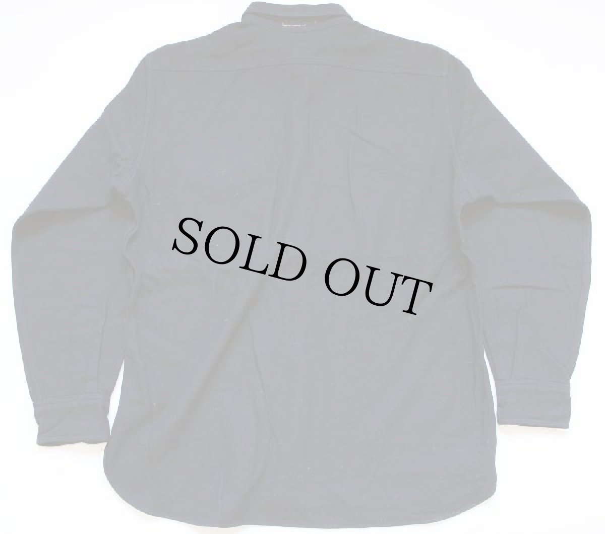 画像2: 40s 米軍 U.S.NAVY 片ポケ ボタンダウン CPO ウールシャツ 濃紺 (2)