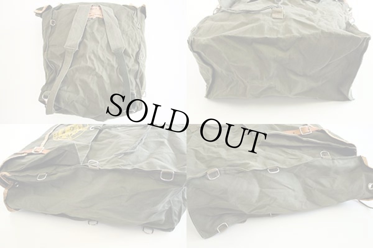 画像2: 60s 日本製 BSA ボーイスカウト YUCCA PACK キャンバスバッグ オリーブ (2)