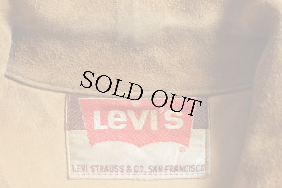 画像3: 60s LEVI'Sリーバイス BIGE スエードレザージャケット (3)
