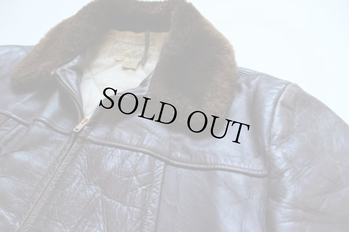 画像5: 50s Sears HERCULESヘラクレス 襟ボア レザージャケット (5)