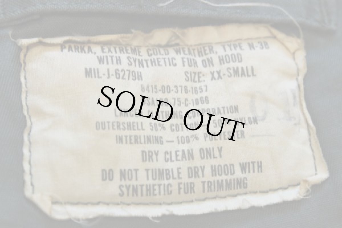 画像4: 70s 米軍 USAF N-3B フライトジャケット XXS (4)