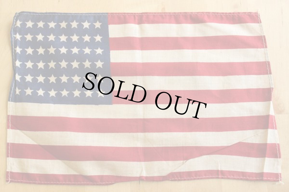 画像2: ビンテージ 48スター アメリカ国旗 星条旗 USA フラッグ 小 (2)