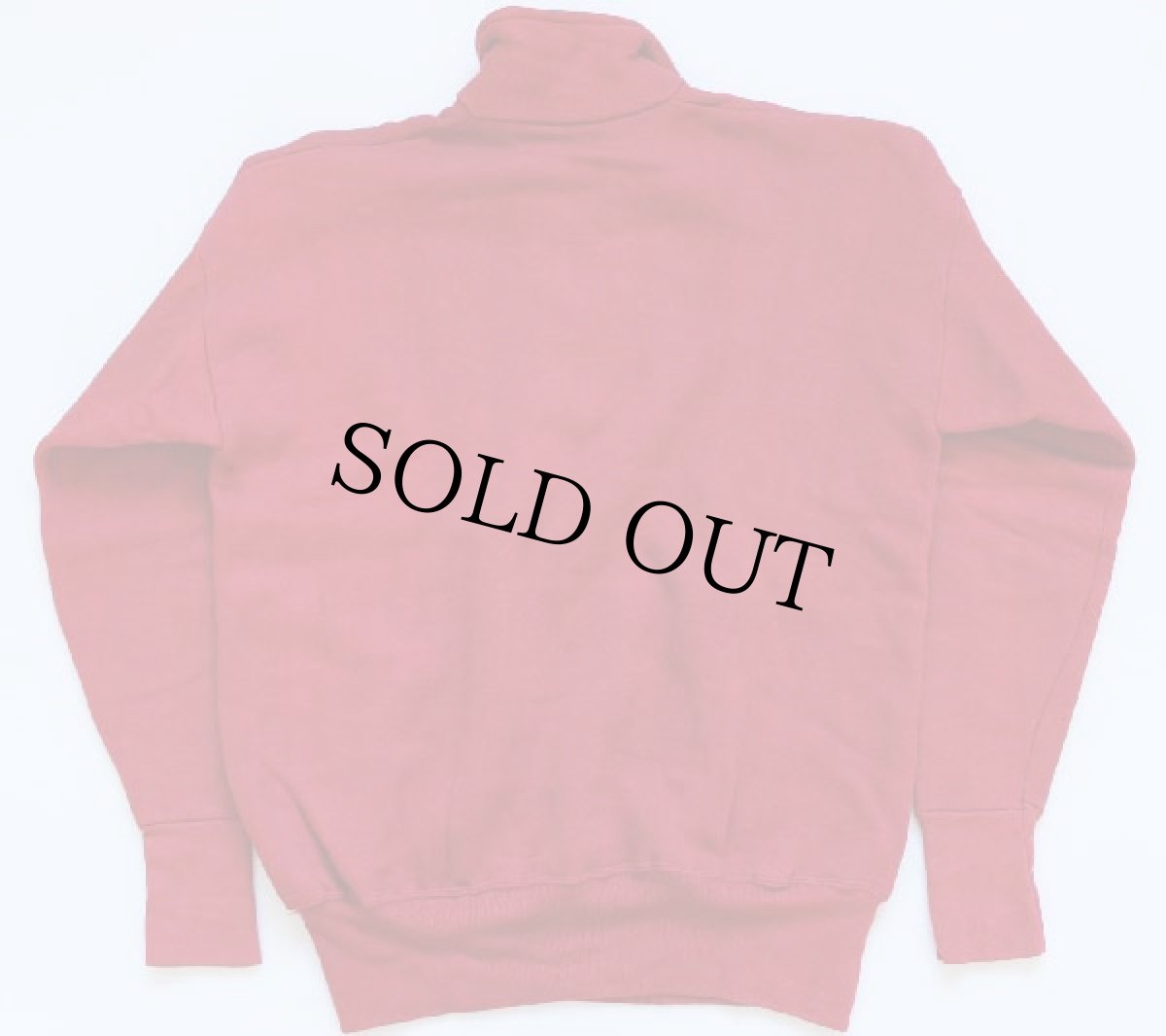 画像2: 50's PENNEY'S ハーフジップスウェットL赤 (2)