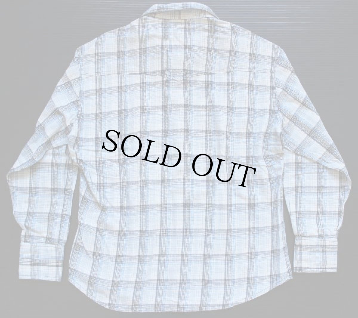 画像2: 60s UNKNOWN イチゴボタン ウエスタンネルシャツ (2)