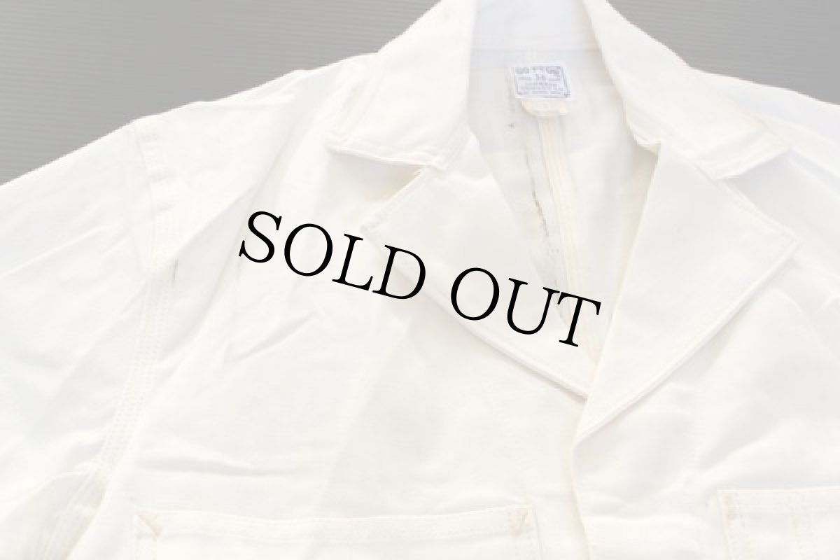 画像3: デッドストック★50s GO-PFOR ヘリンボーン ショップコート 36 (3)