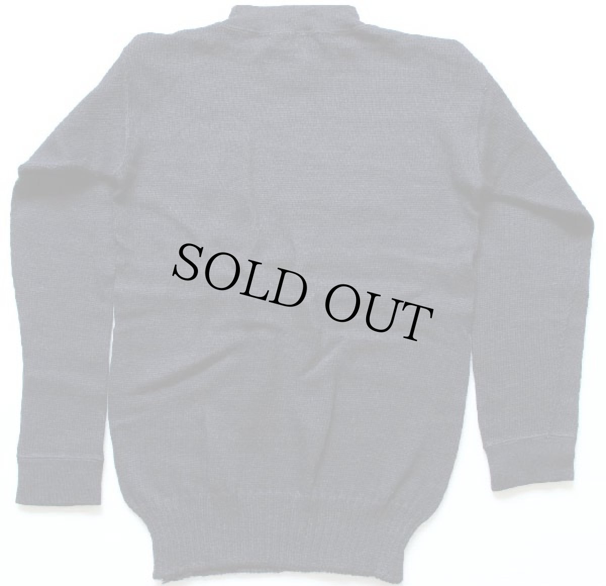 画像2: 50s 米軍 U.S.NAVY ハイネック ウールニット ゴブセーター 44 (2)