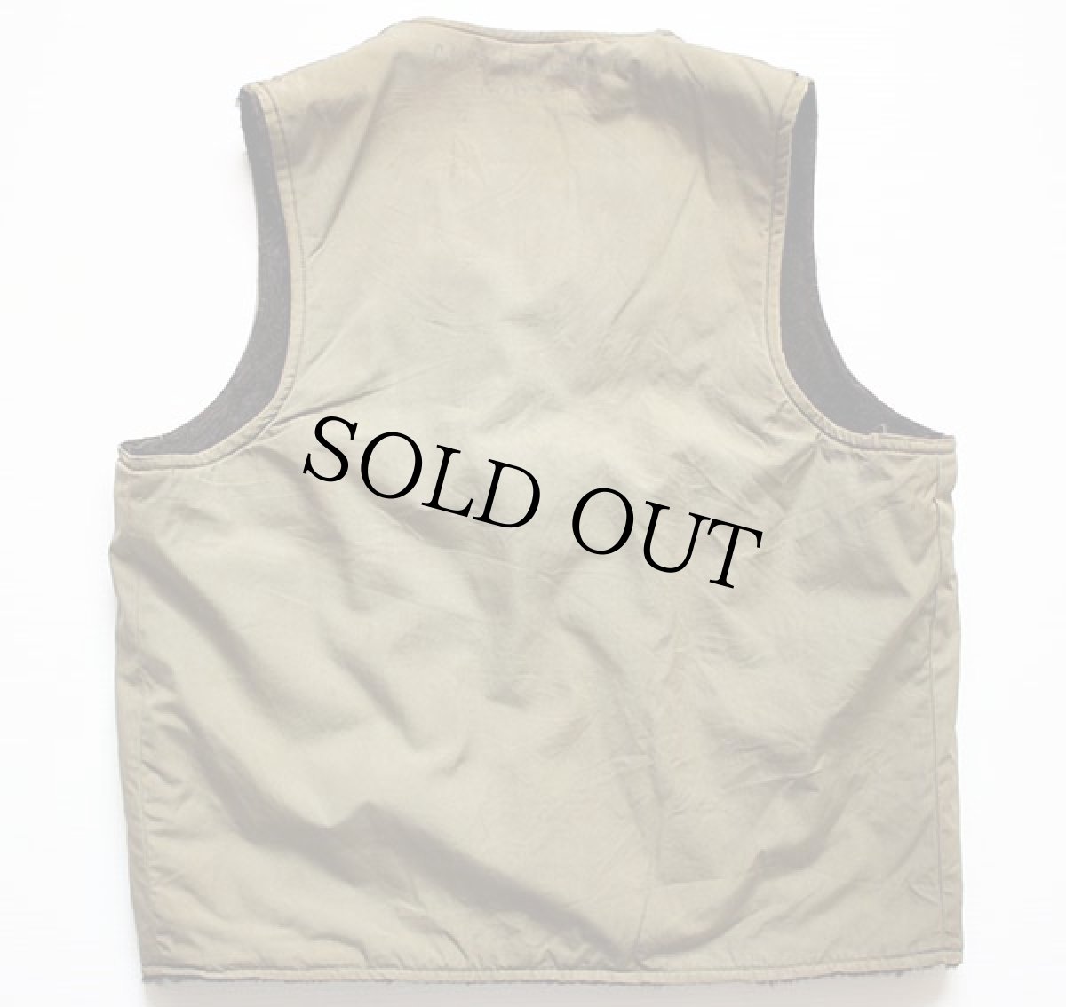 画像2: 40s 米軍 U.S.NAVY DEMOTEX-ED アルパカライナー ベスト 42 (2)